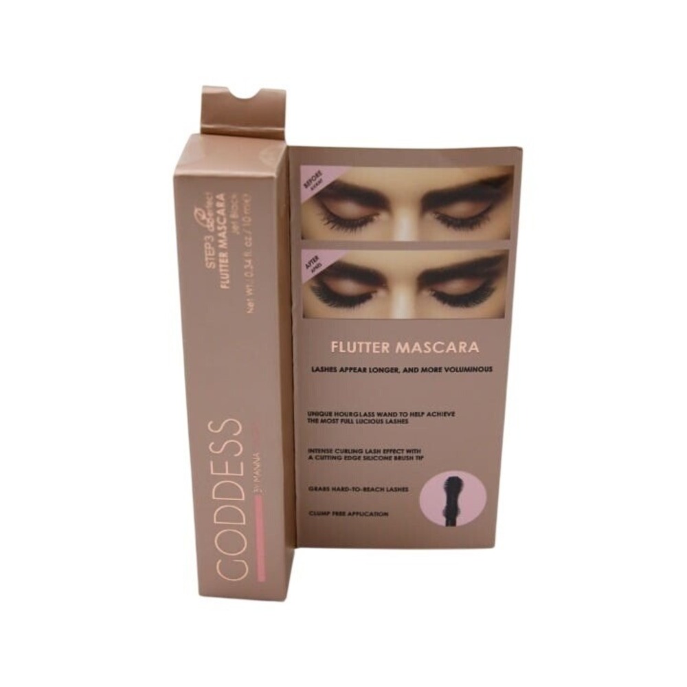 Manna Kadar - Goddess Perfect Flutter Mascara -‎ Black  - .34 fl oz / 10 ml